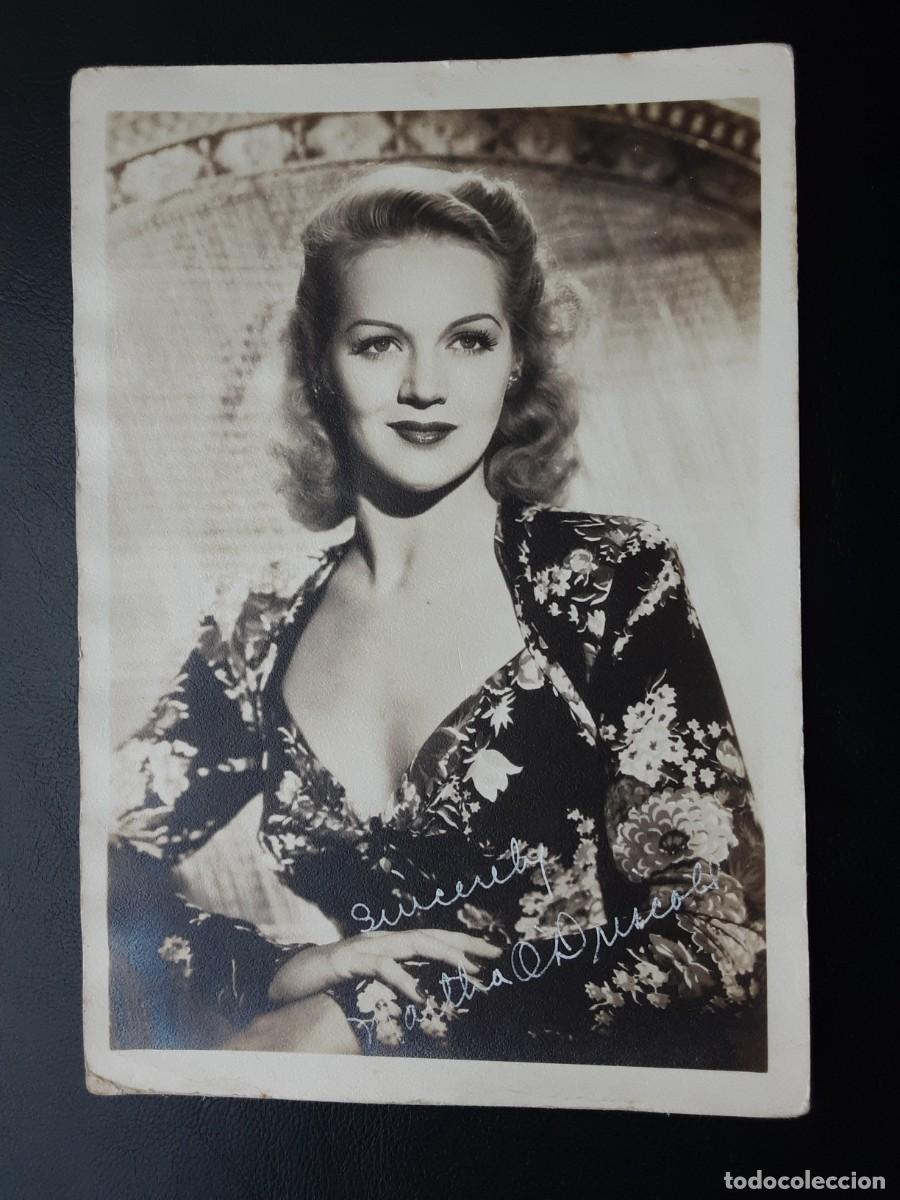 Cinema: Foto original firmada actriz Martha Driscoll, a&ntilde;os 60