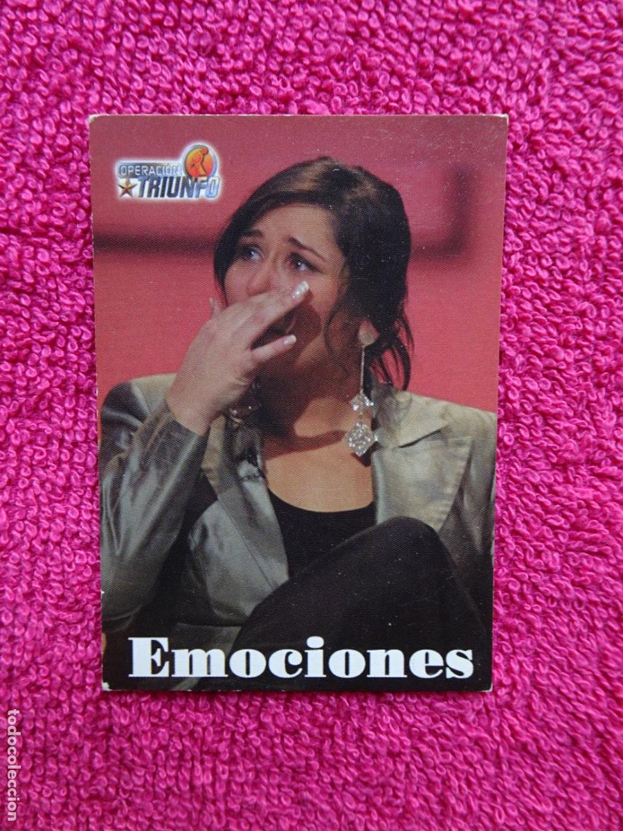 Cinema: rosa 91 operaci&oacute;n triunfo foto card op panini 2002 edici&oacute;n 1&ordf;