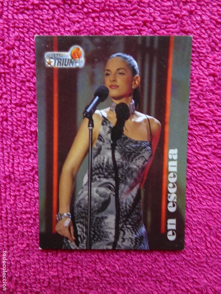 Cinema: n&uacute;ria ferg&oacute; 41 operaci&oacute;n triunfo foto card op panini 2002 edici&oacute;n 1&ordf;