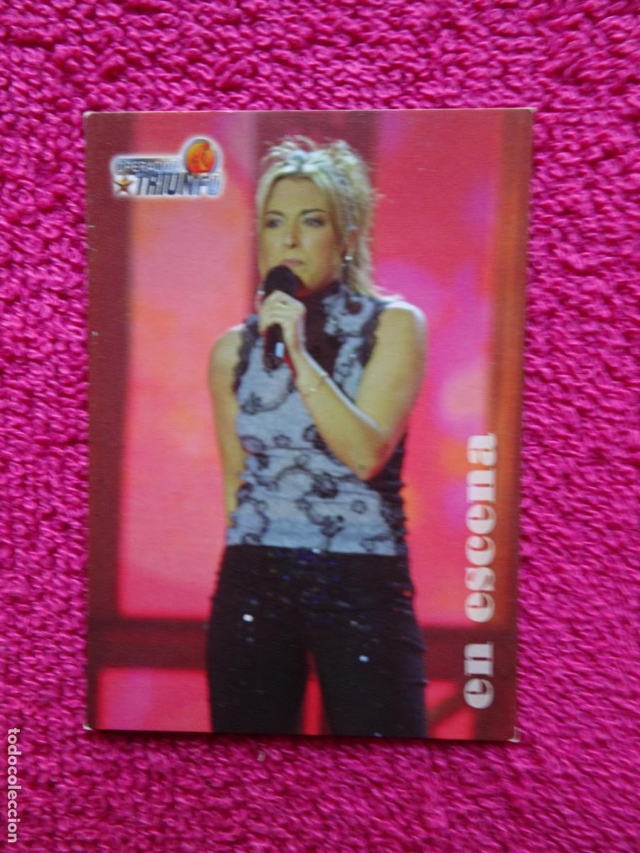 Cinema: gisela 47 operaci&oacute;n triunfo foto card op panini 2002 edici&oacute;n 1&ordf;