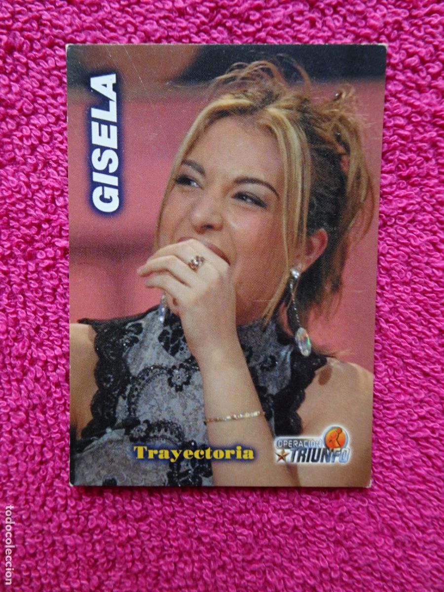 Cinema: gisela 48 operaci&oacute;n triunfo foto card op panini 2002 edici&oacute;n 1&ordf;