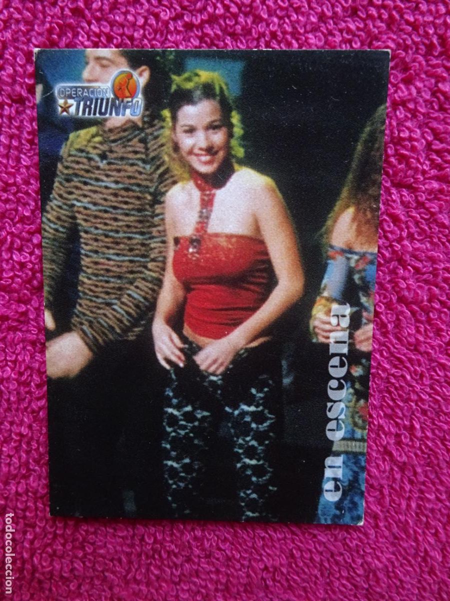 Kino: natalia operaci&oacute;n triunfo 50 foto card op panini 2002 edici&oacute;n 1&ordf;