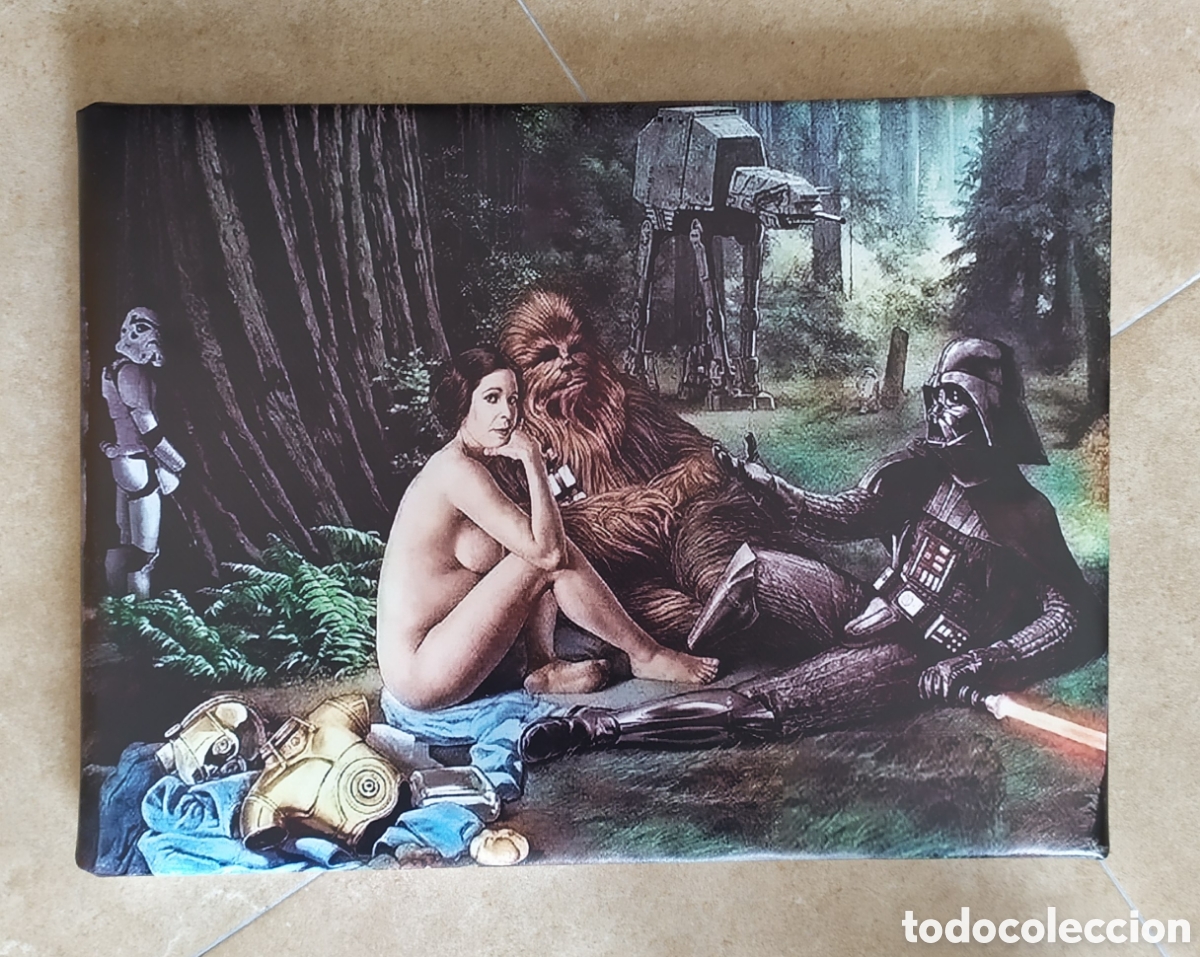 Cine: Cuadro STAR WARS personajes de picnic