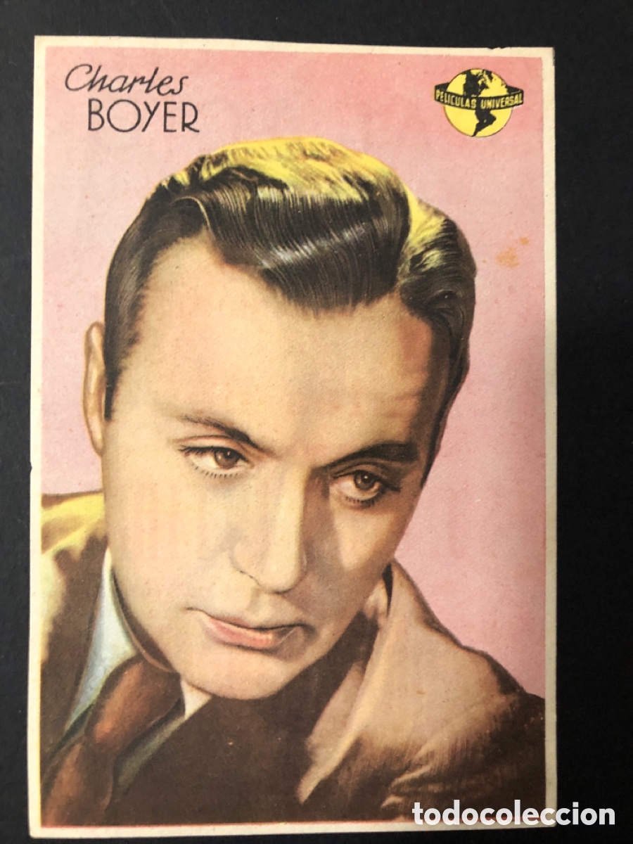 Cinema: Programa foto charles boyer con publicidad palacio cinema A12