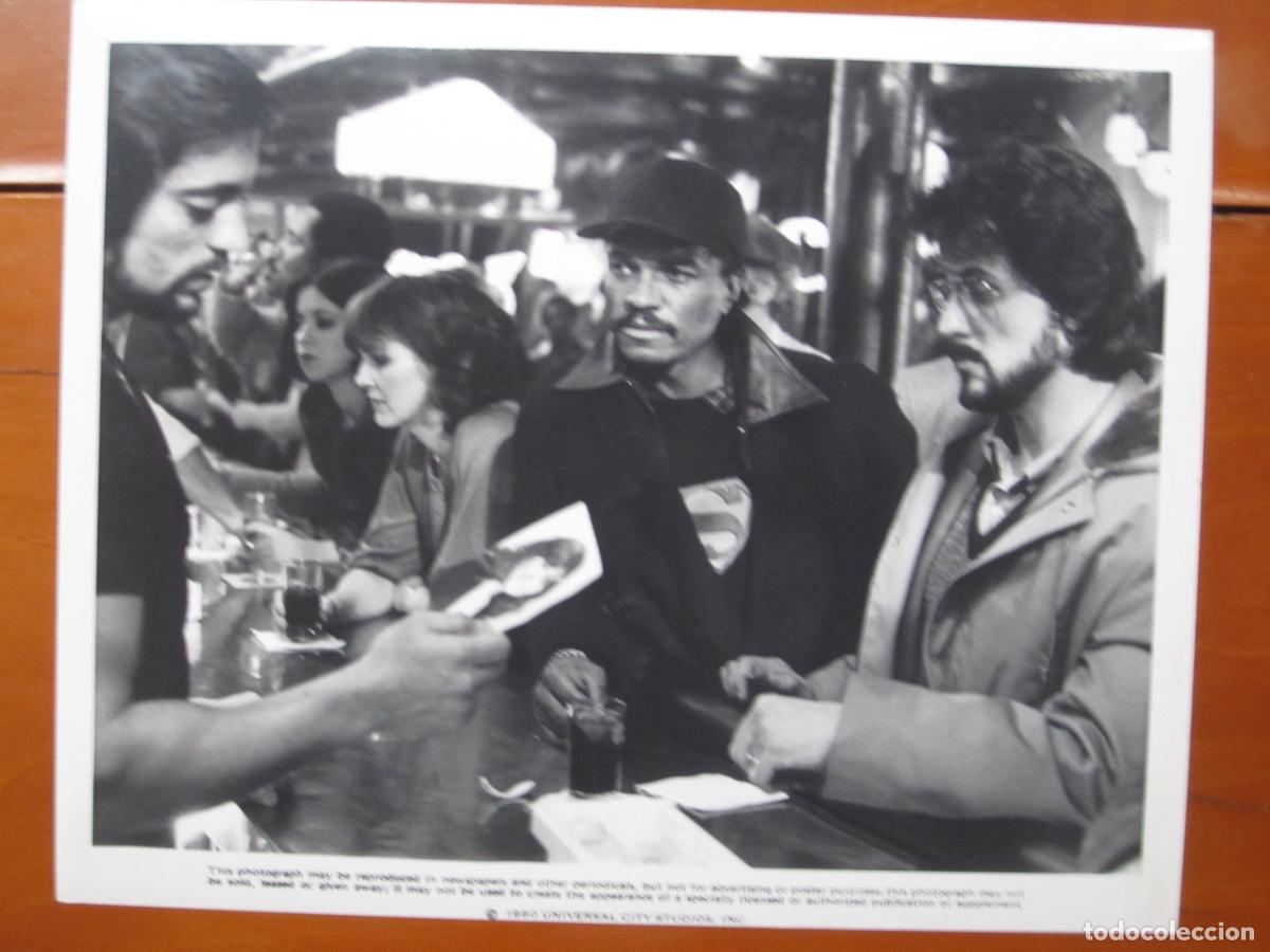 Cine: sylvester stallone - foto b/n original - nighthawks billy dee williams