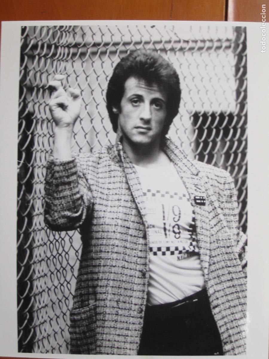 Cine: sylvester stallone - foto b/n original - Rhinestone - taxi cab