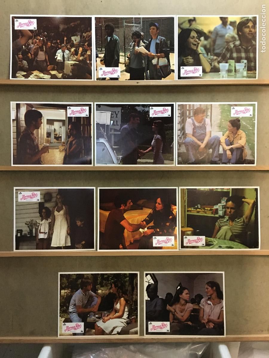 Cine: ADF61 NORMA RAE SALLY FIELD MARTIN RITT SET 11 FOTOCROMOS ORIGINAL ESTRENO