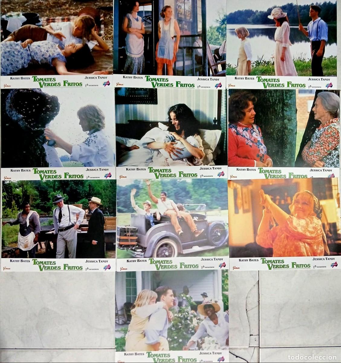 Cine: Tomates verdes fritos. Juego de 10 fotocromos. Jon Avnet, Kathy Bates, Jessica Tandy, Mary Stuart Ma