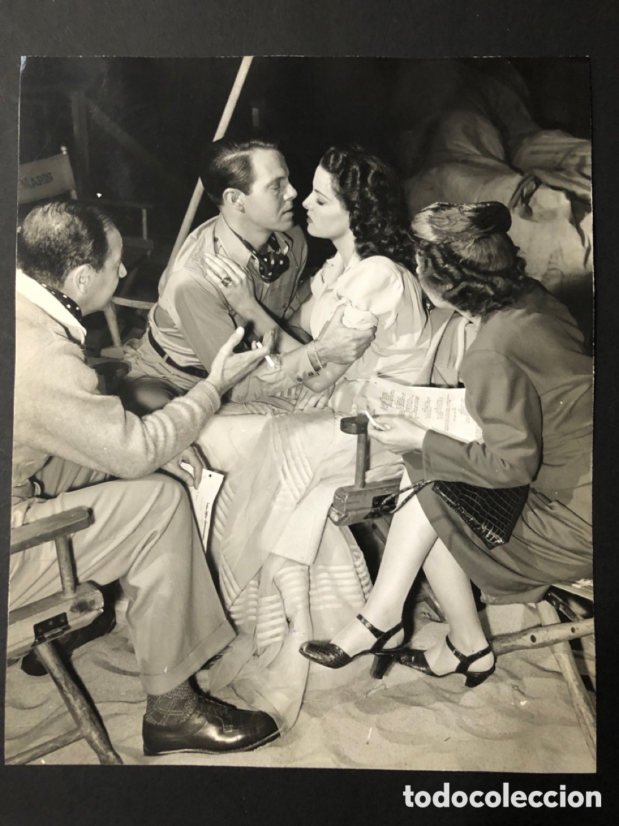 Cine: Foto original de la actriz jane russell y louis hayward