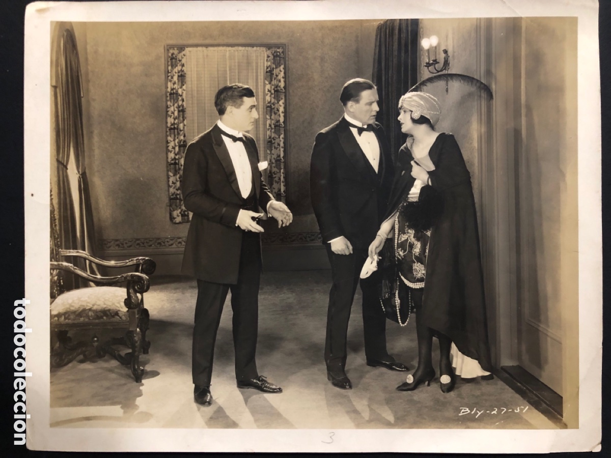 Cine: Foto original de billie Dove y tom Mix