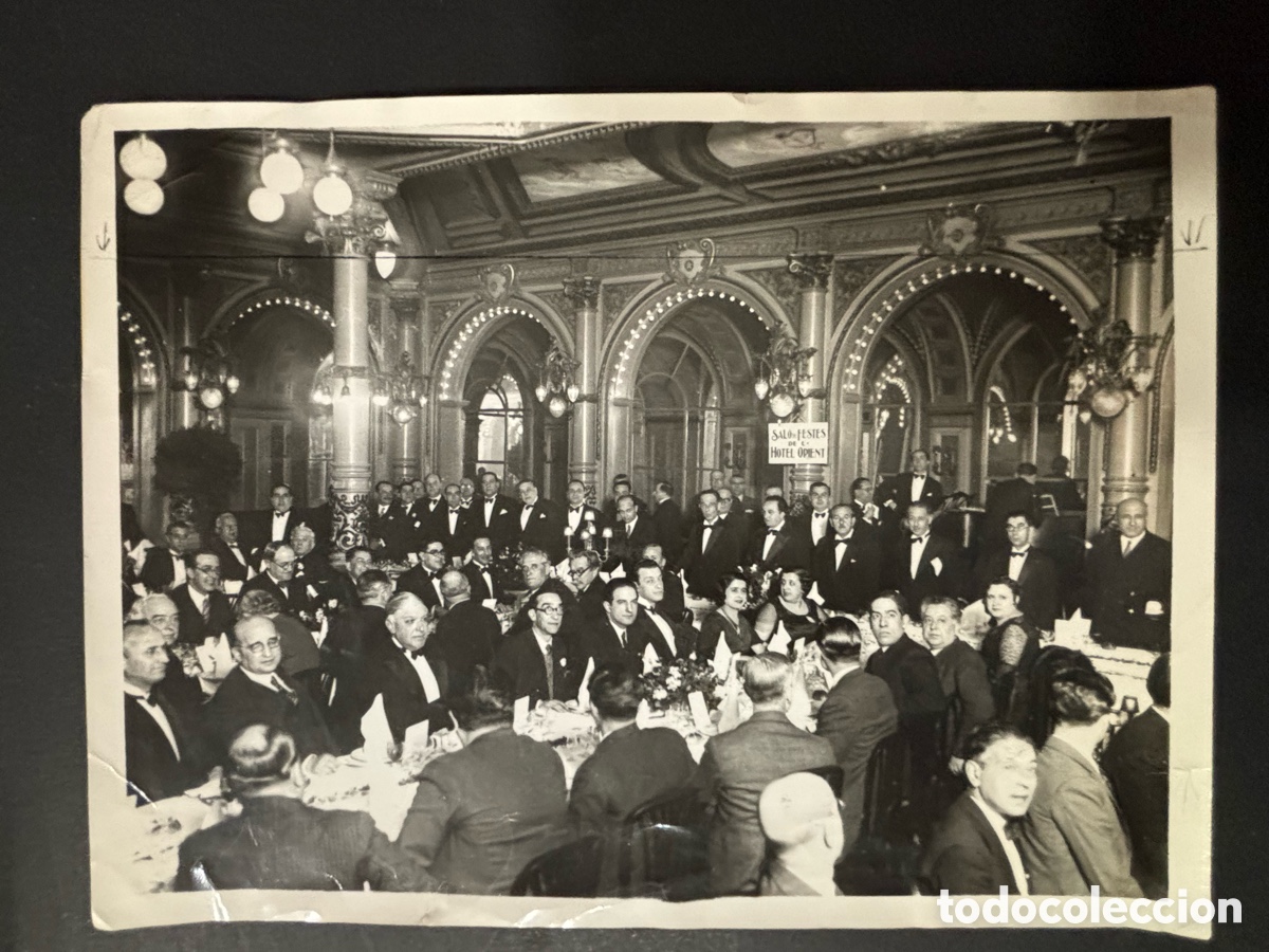 Cinema: Foto original homenaje al escritor Eduardo Marquina hotel oriente barcelona