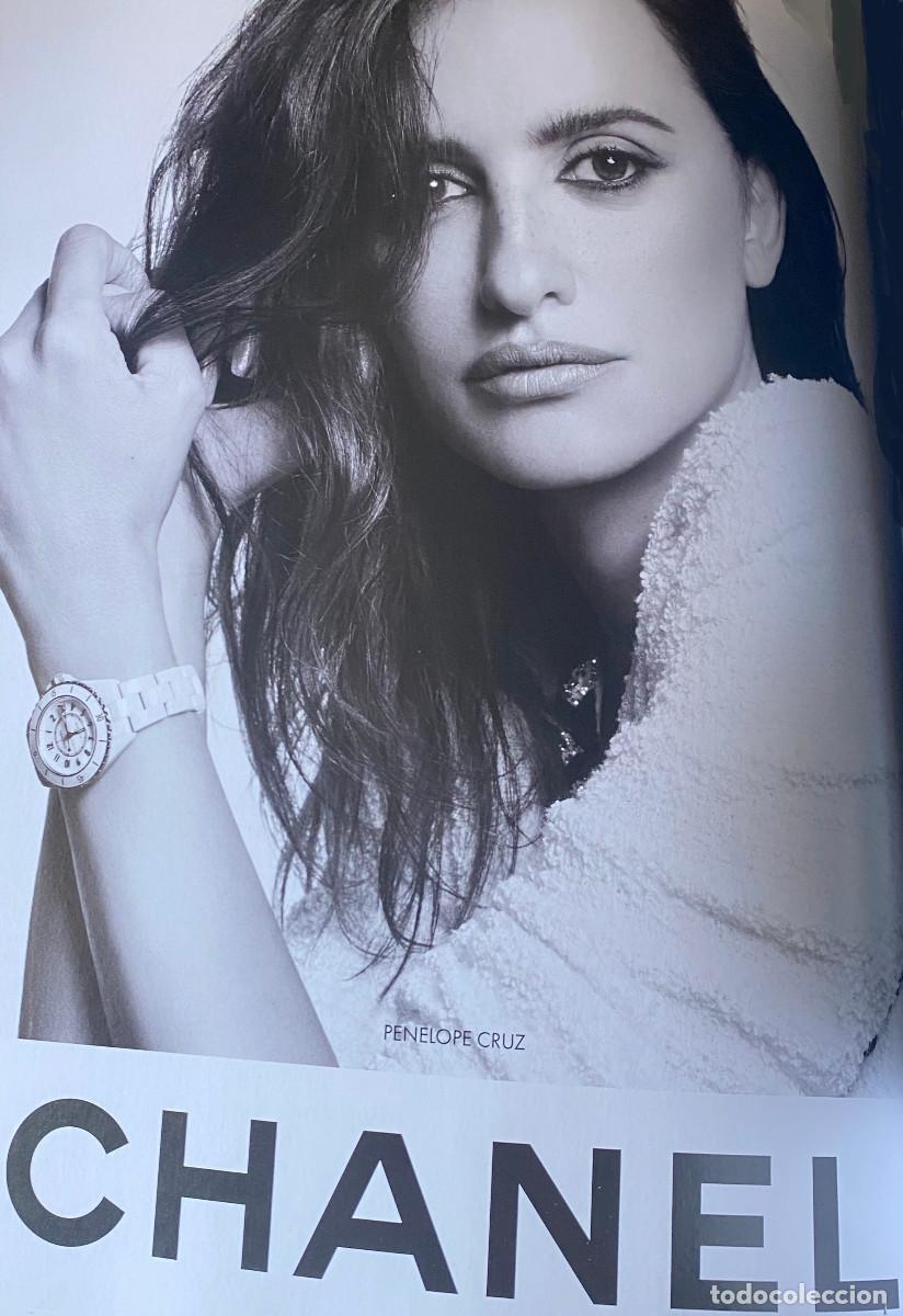 Cinema: Publicidad de revista de relojes Chanel. Con actriz Pen&eacute;lope Cruz. P&aacute;gina completa enmarcable. Nueva