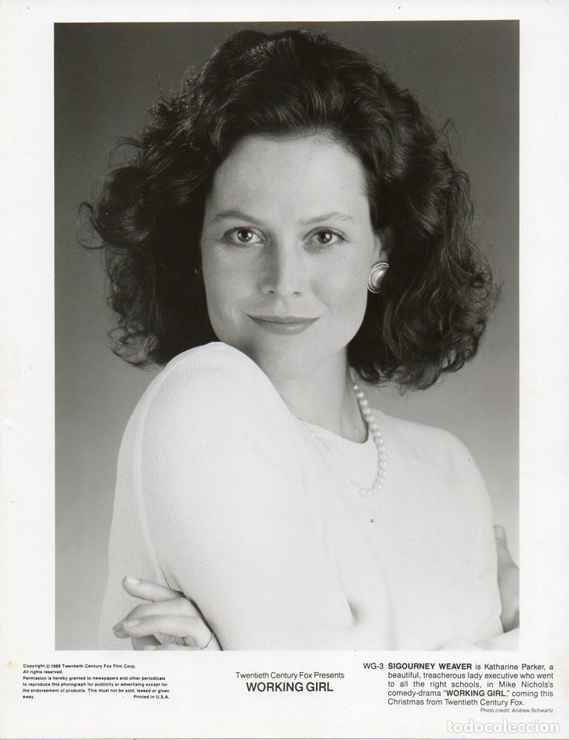 Cine: Fotograf&iacute;a Original Sigourney Weaver Working Girl Andrew Schwartz 20th Century Fox