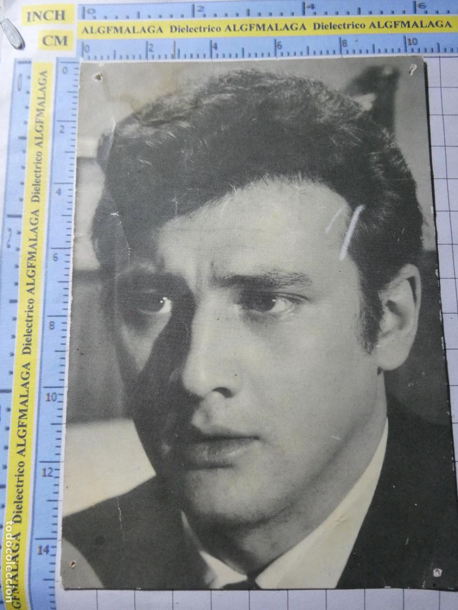 Cinema: TARJETA POSTAL CINE TELEVISI&Oacute;N. A&Ntilde;O 1963. ACTOR CARLOS LARRA&Ntilde;AGA. ROM&Aacute;NTICA. 663