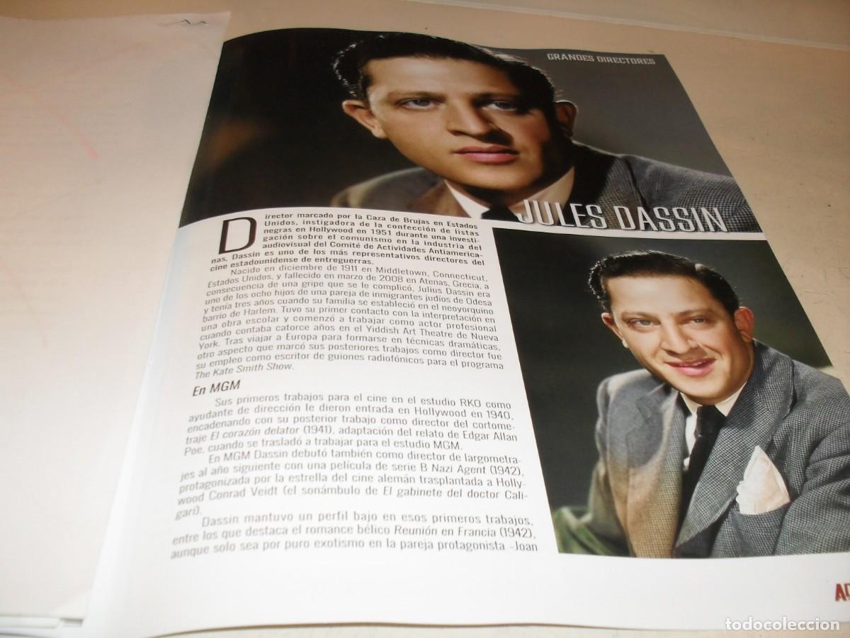 Cinema: FOTO CARTEL DEL DIRECTOR JULES DASSIN.EDITA REVISTA ACCION,2024