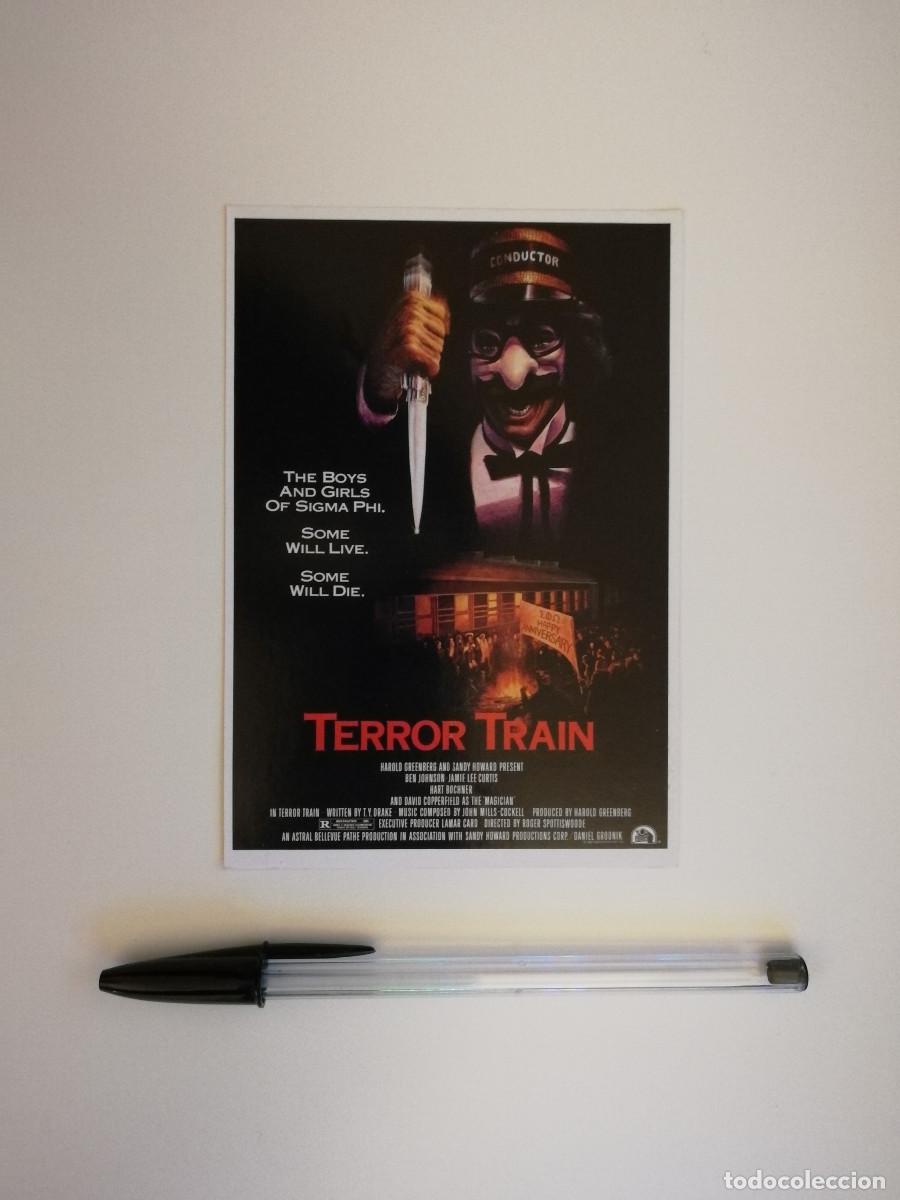Cine: FICHA COLECCIONABLE -10*15- El tren del terror (Expreso sangriento) - TERROR - JAMIE LEE CURTIS