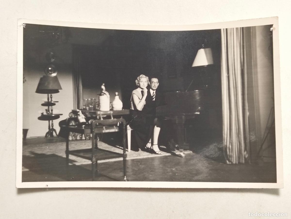 Cine: ANTIGUA FOTOGRAFIA PELICULA CON ANALIA GADE, MEDIDAS 13,5 X 9 CM