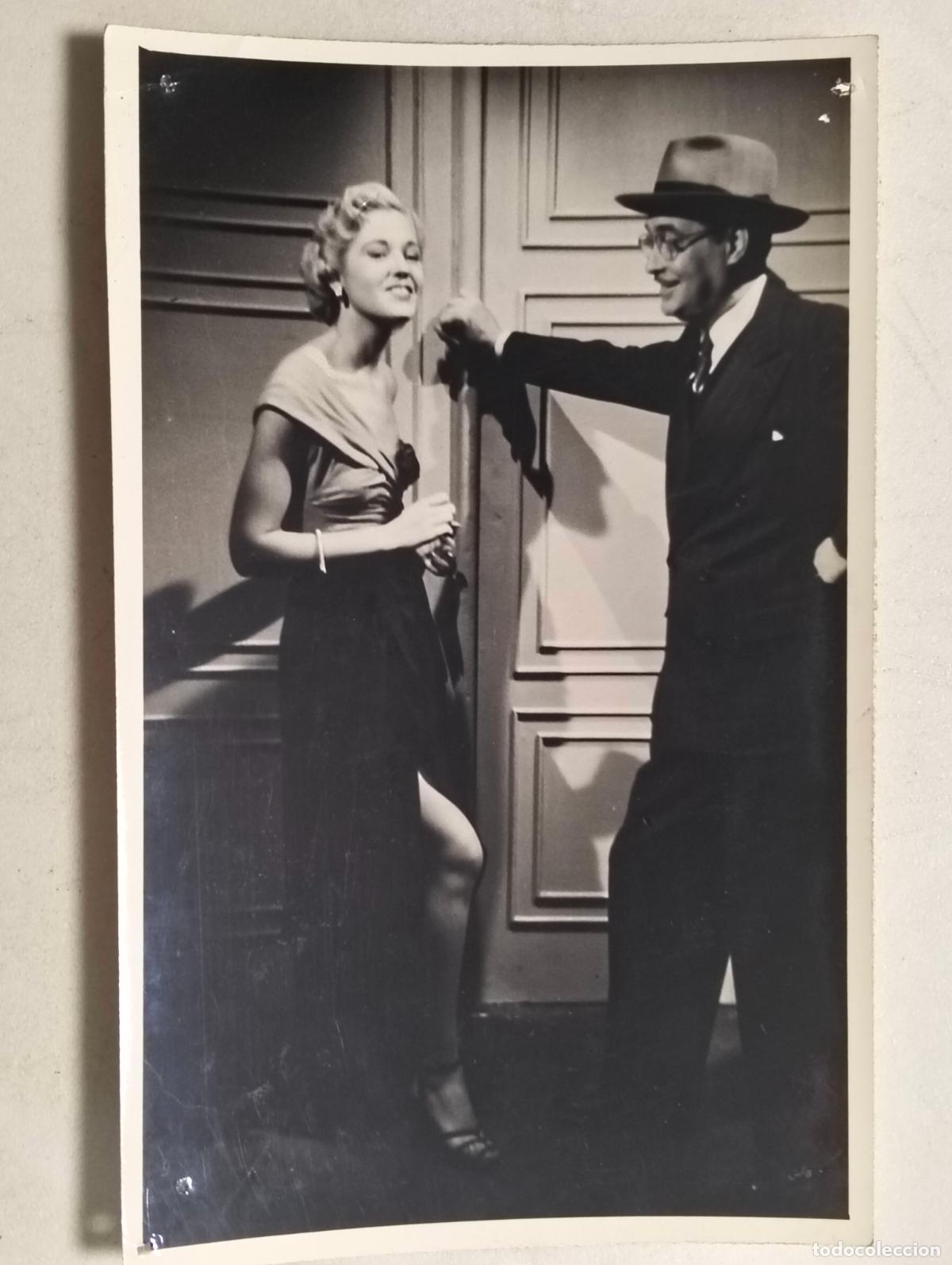 Cine: ANTIGUA FOTOGRAFIA PELICULA CON ANALIA GADE, MEDIDAS 14 X 8,5 CM