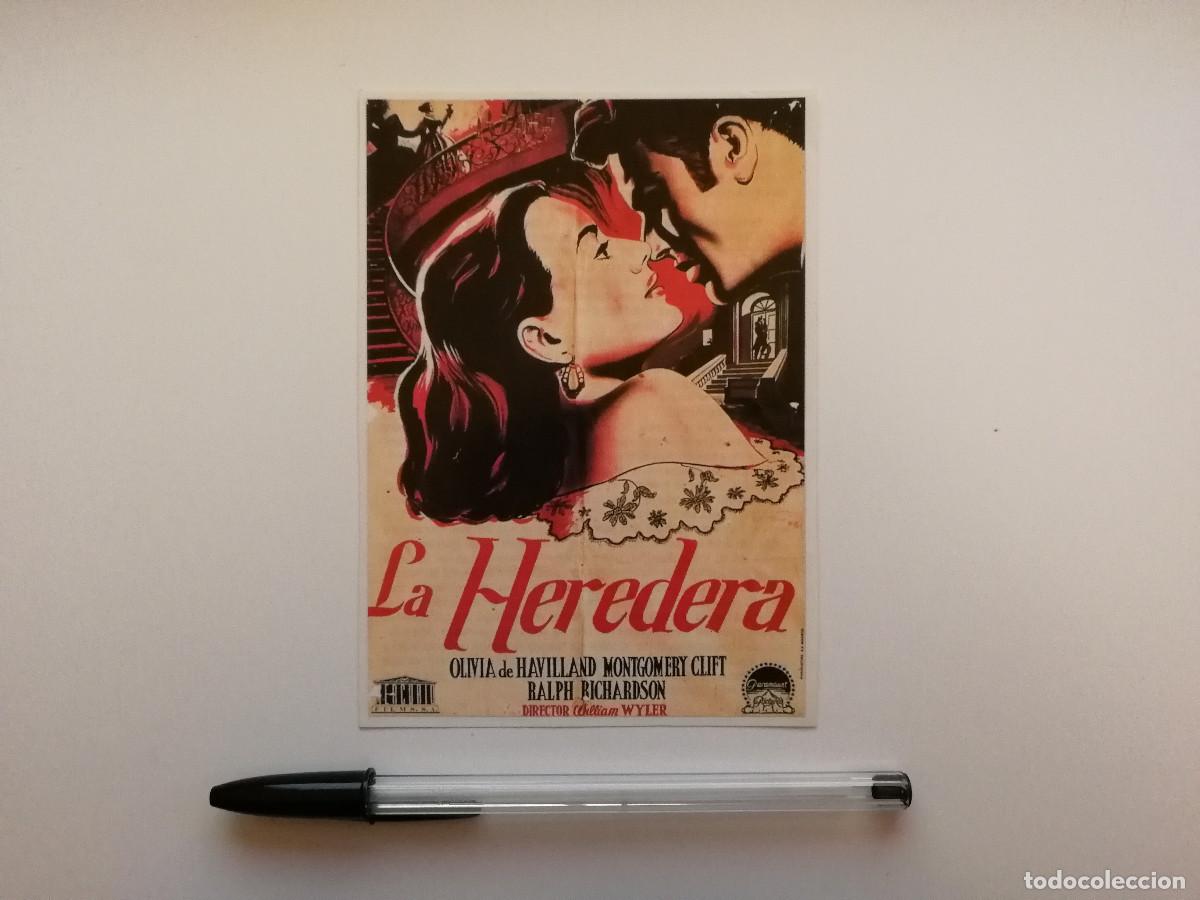 Cine: FICHA COLECCIONABLE -10*15- LA HEREDERA - OLIVIA DE HAVILLAND