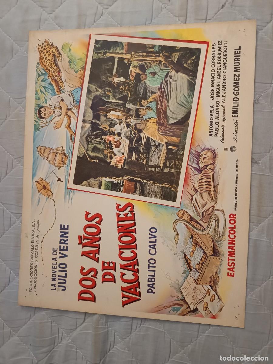 Cinema: DOS A&Ntilde;OS DE VACACIONES PABLITO CALVO LOBBY CARD ORIGINAL