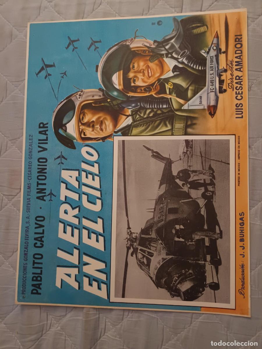 Cinema: ALERTA EN EL CIELO PABLITO CALVO LOBBY CARD ORIGINAL