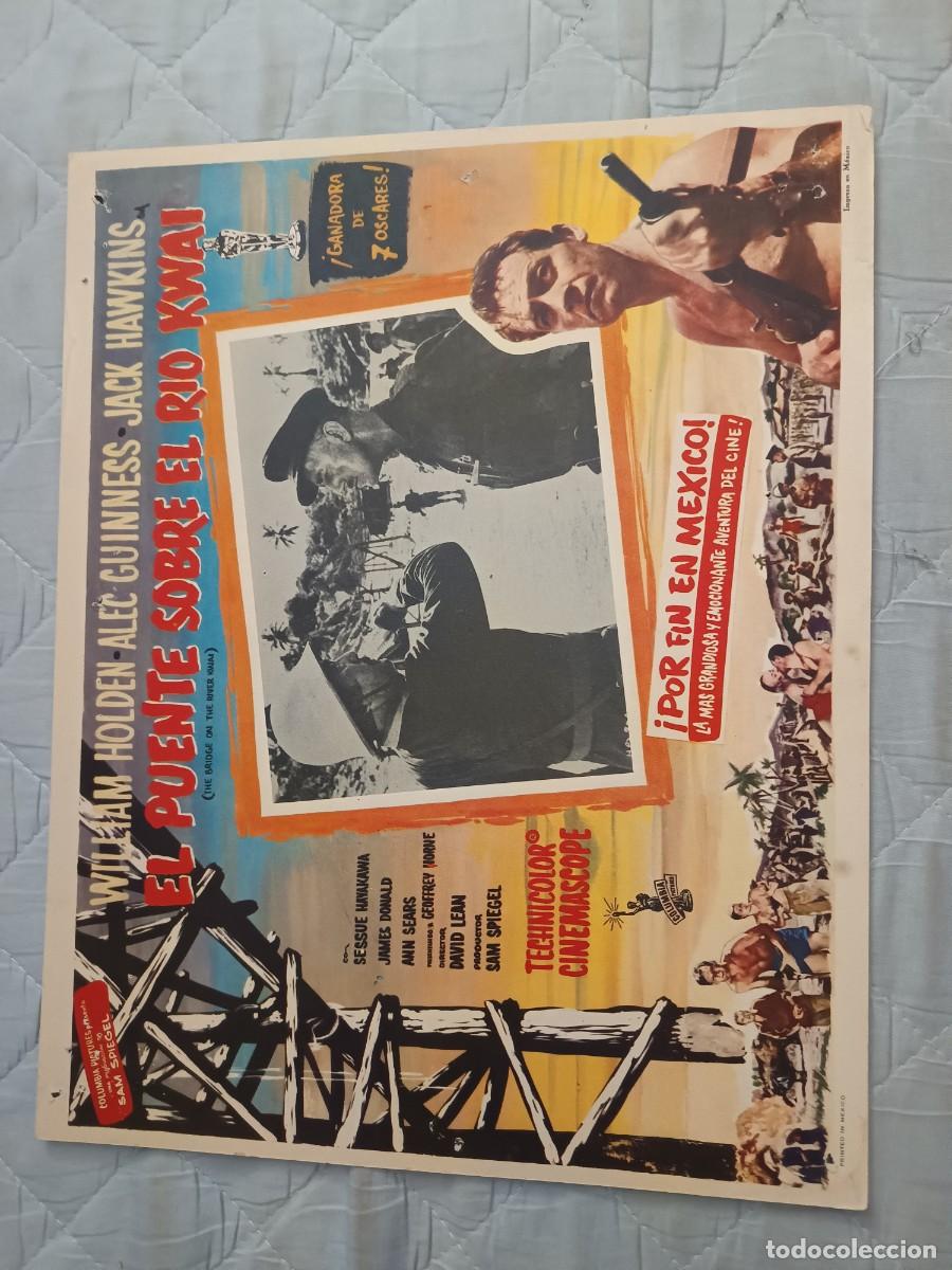 Kino: EL PUENTE SOBRE EL RIO KWAI WILLIAM HOLDEN LOBBY CARD ORIGINAL