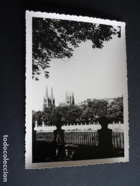Cine: BURGOS ANTIGUA FOTOGRAFIA POR VIAJERO FRANCES 9 X 12,5 CM