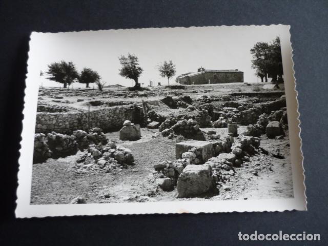 Cine: CLUNIA BURGOS CIUDAD ROMANA ANTIGUA FOTOGRAFIA POR VIAJERO FRANCES 9 X 12,5 CM