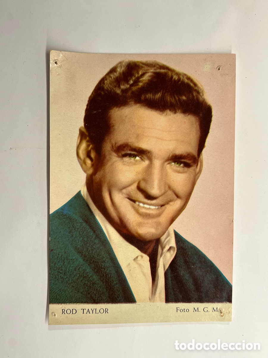 Cin&eacute;ma: ROD TAYLOR. Foto M. G. MA. Med&iacute;das: 10,5 x 15,5 cm.,