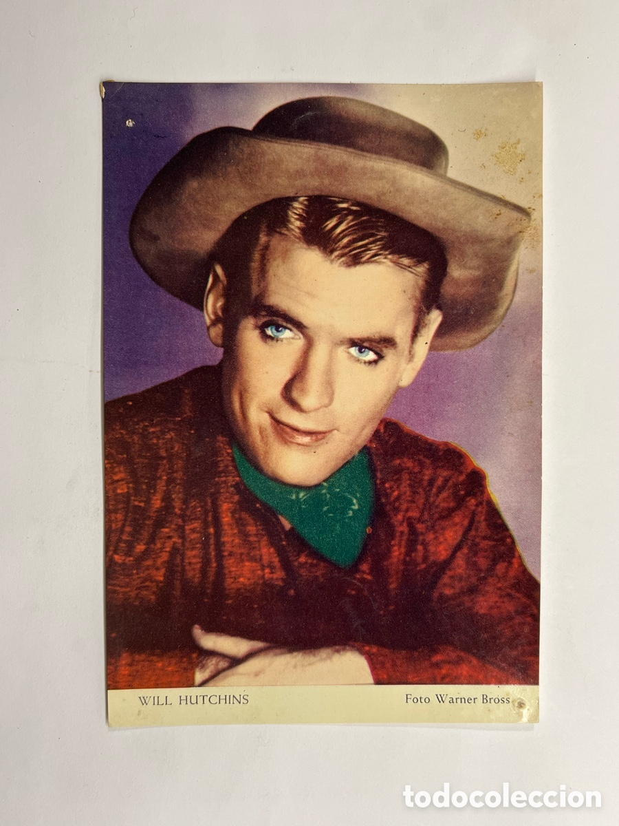 Cine: WILL HUTCHINS.. Foto Warner Bross. Med&iacute;das: 10,5 x 15,5 cm.,