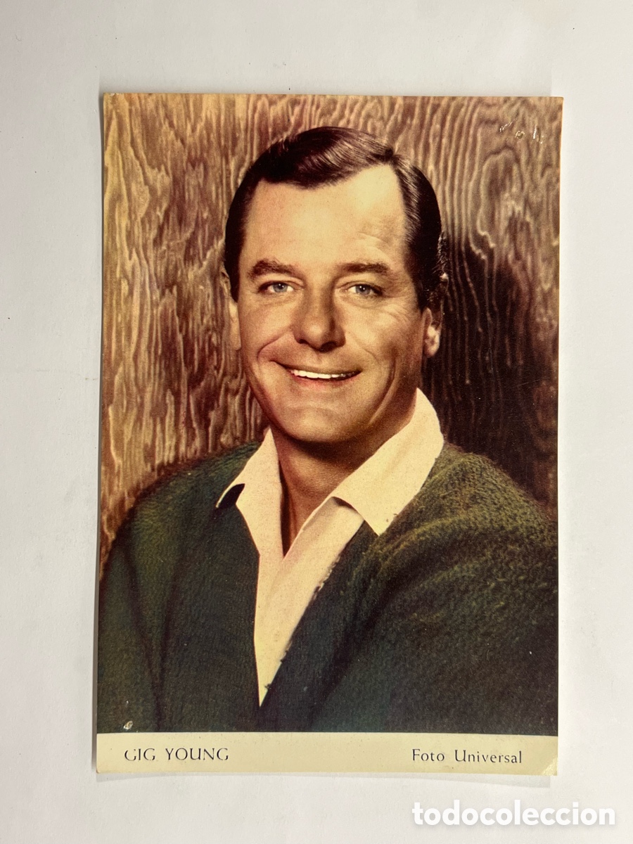 Cine: GIG YOUNG.. Foto Universal.. Med&iacute;das: 10,5 x 15,5 cm.,