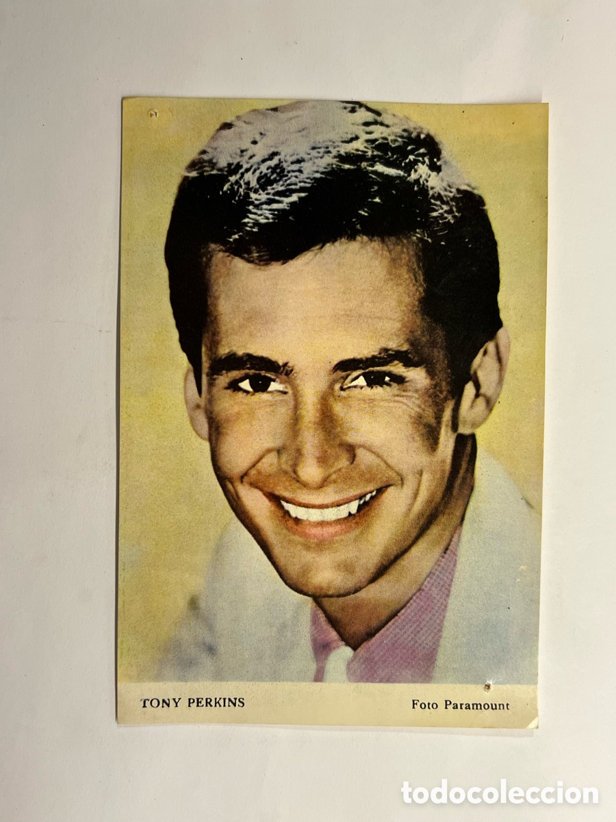 Cin&eacute;ma: TONY PERKINS.. Foto Paramount.. Med&iacute;das: 10,5 x 15,5 cm.,