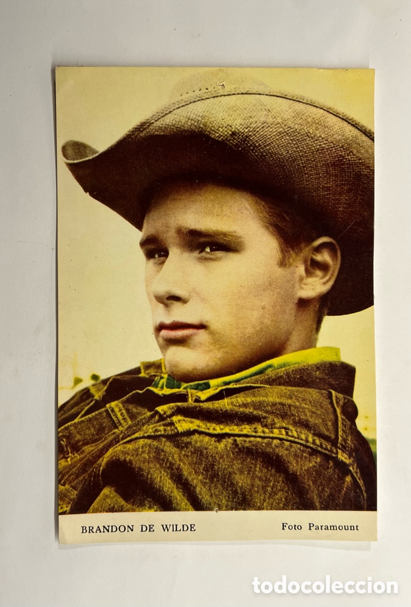 Cin&eacute;ma: BRANDON DE WILDE.. Foto Paramount. Med&iacute;das: 10,5 x 15,5 cm.,