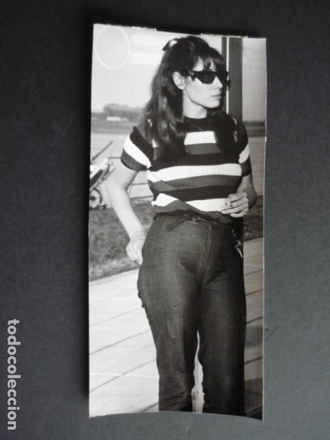 Cin&eacute;ma: NURIA TORRAY ACTRIZ ANTIGUA FOTOGRAFIA ORIGINAL 16,5 X 7,5 CM