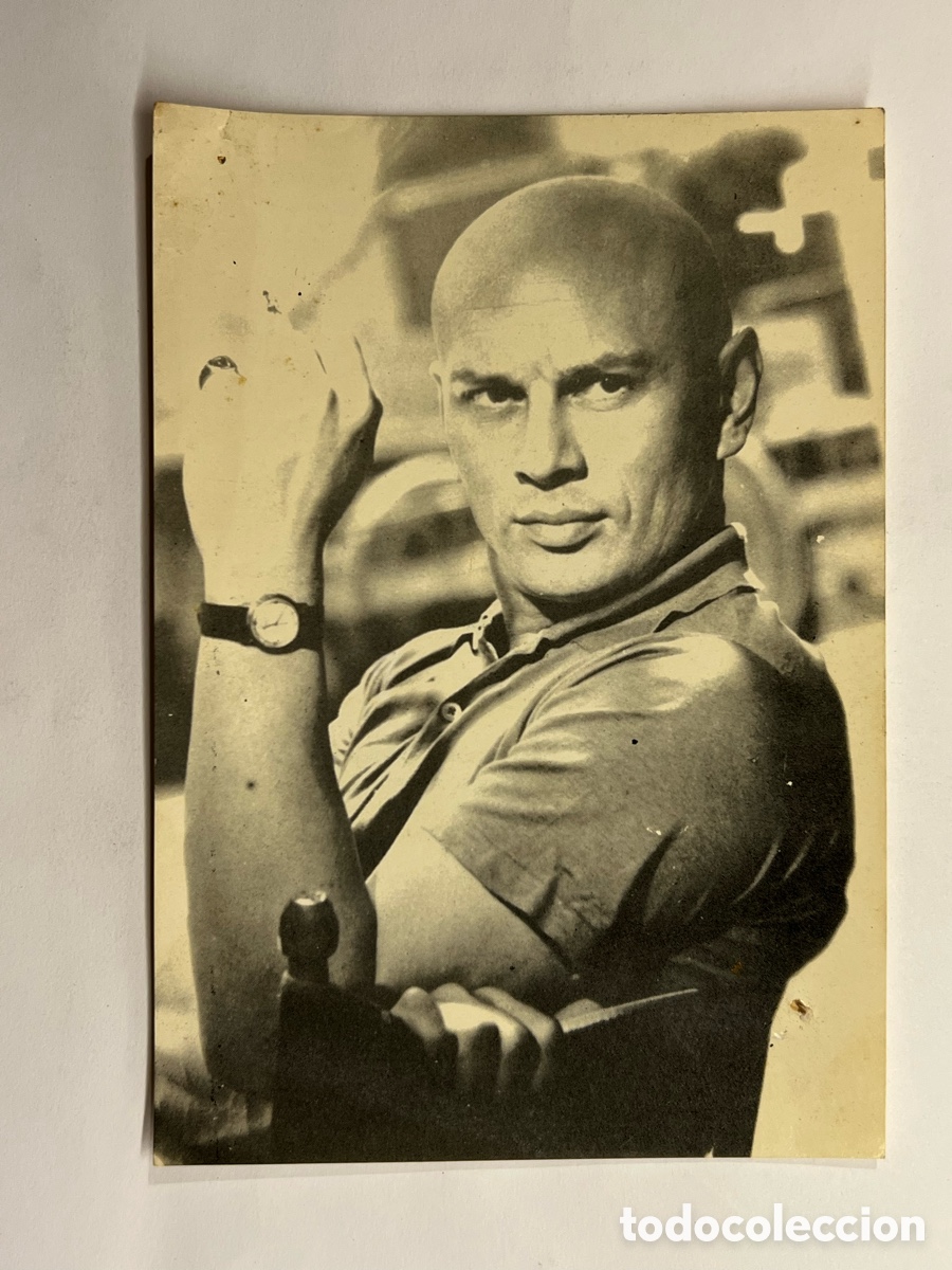 Cin&eacute;ma: YUL BRYNNER. Foto: COLUMBIA. FOTO - FICHA OBSEQUIO DE &rdquo;ROMANTICA&rdquo;