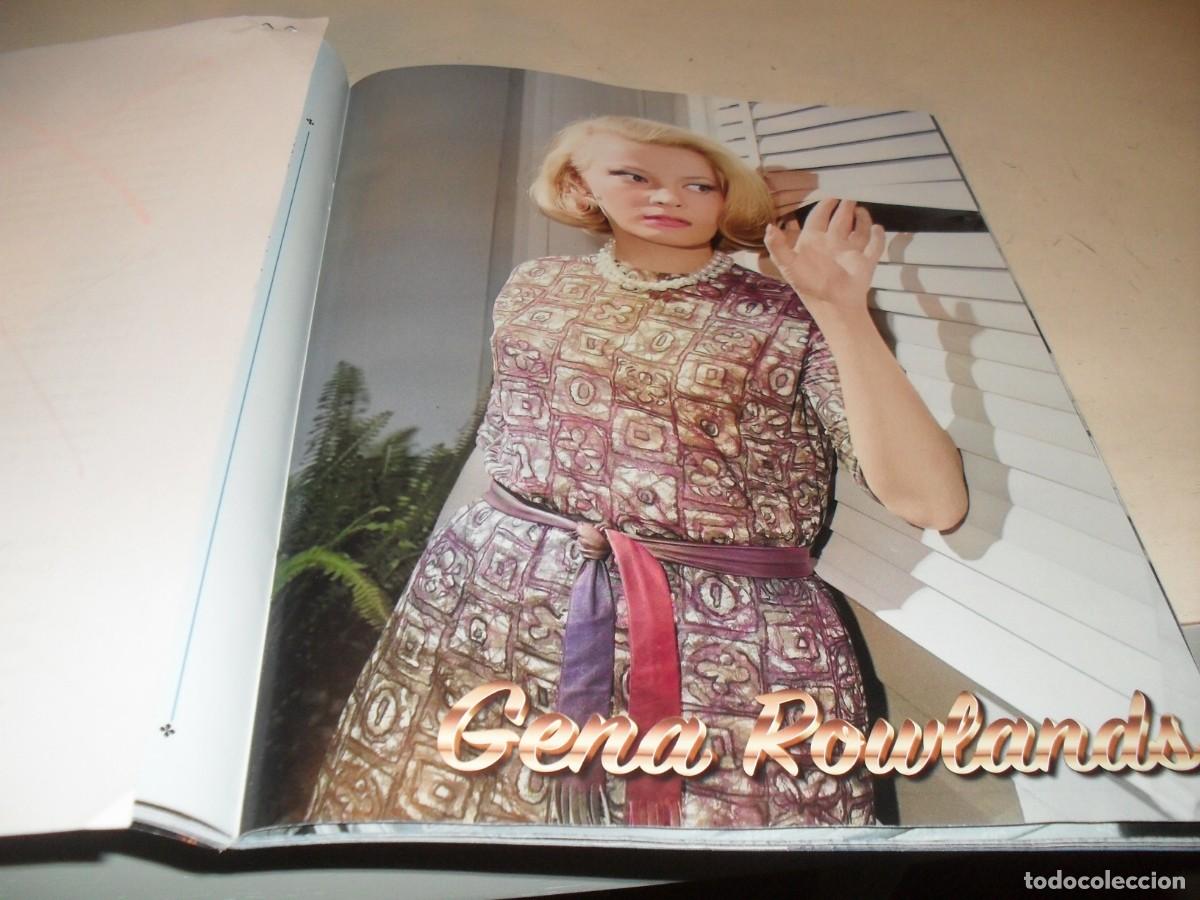 Cine: COMPLETO ARTICULO,8 PAGINAS EN FORMATO A-4,SOBRE LA ACTRIZ GENA ROWLANDS.EDITA REVISTA ACCION,2024