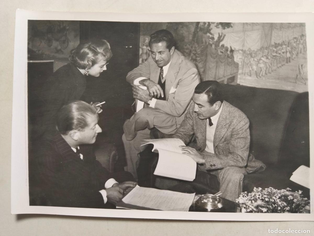 Cine: ANTIGUA FOTOGRAFIA ANALIA GADE CON COMPA&Ntilde;EROS, MEDIDAS 18 X 12 CM, CINEMATOGRAFICA INTERAMERICANA