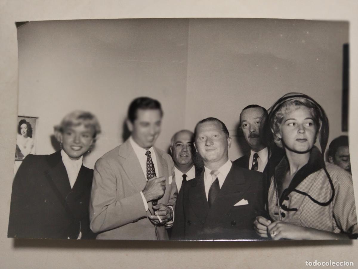 Cine: ANTIGUA FOTOGRAFIA ANALIA GADE CON COMPA&Ntilde;EROS, MEDIDAS 18 X 12 CM