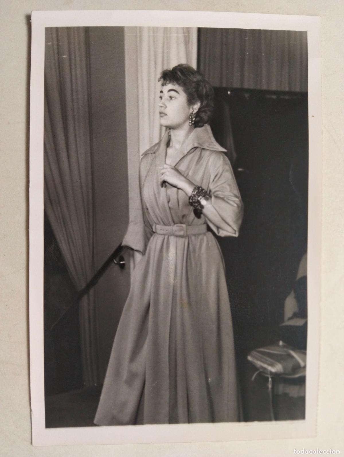 Cine: ANTIGUA FOTOGRAFIA ANALIA GADE JOVENCITA, MEDIDAS 12 X 18 CM