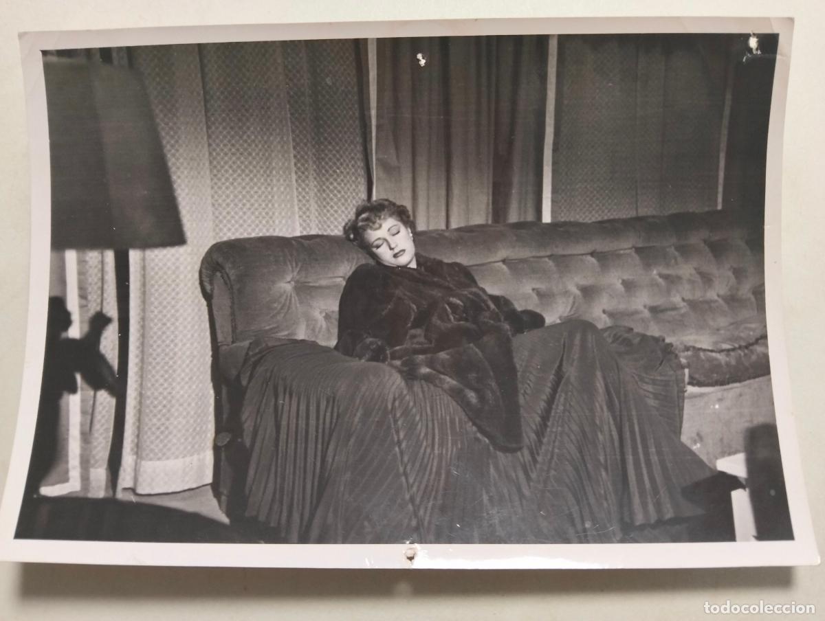 Cine: ANTIGUA FOTOGRAFIA ANALIA GADE DORMIDA, MEDIDAS 16,5 X 11,5 CM