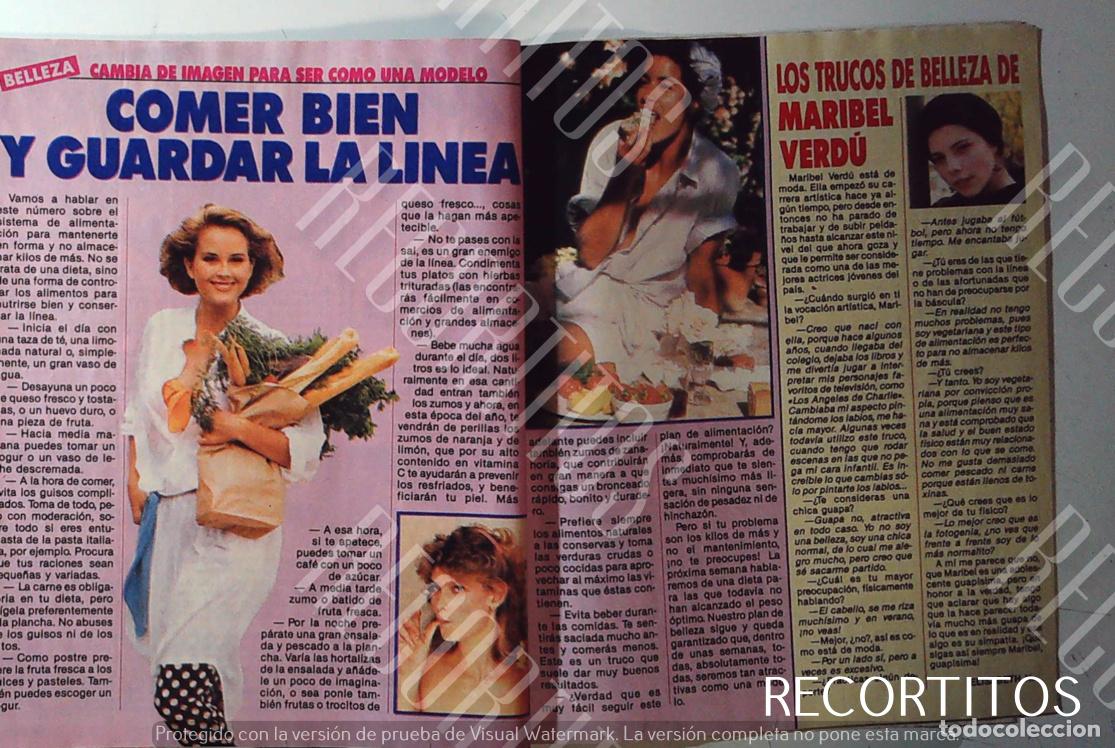 Kino: MARIBEL VERDU TRUCOS DE BELLEZA