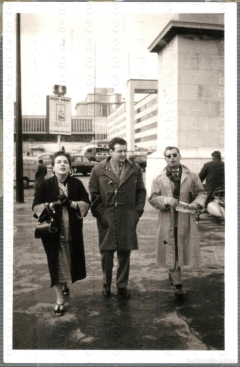 Cine: MERCEDES VECINO PARIS 1956 ARCHIVO PEPE VAQUERO 13X8 FOTOGRAFIA UNICA LM55