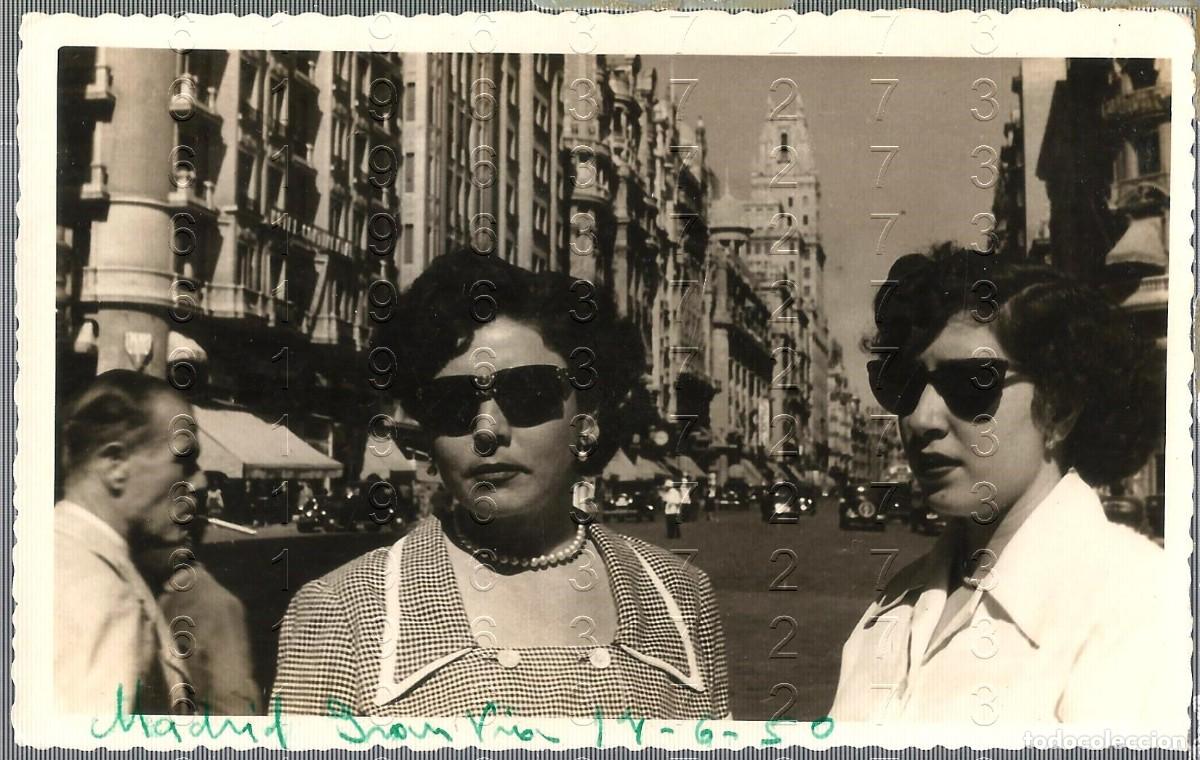 Cine: GRAN VIA MADRID MERCEDES VECINO ARCHIVO PEPE VAQUERO 13X8 FOTOGRAFIA UNICA LM55
