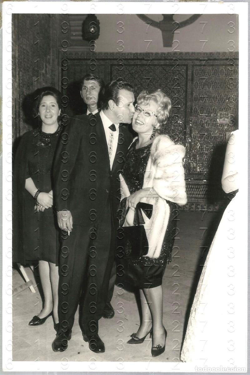 Cine: SEVILLA CASA PILATOS FIESTA 1965 MERCEDES VECINO ARCHIVO PEPE VAQUERO 18X13 FOTOGRAFIA UNICA LM55