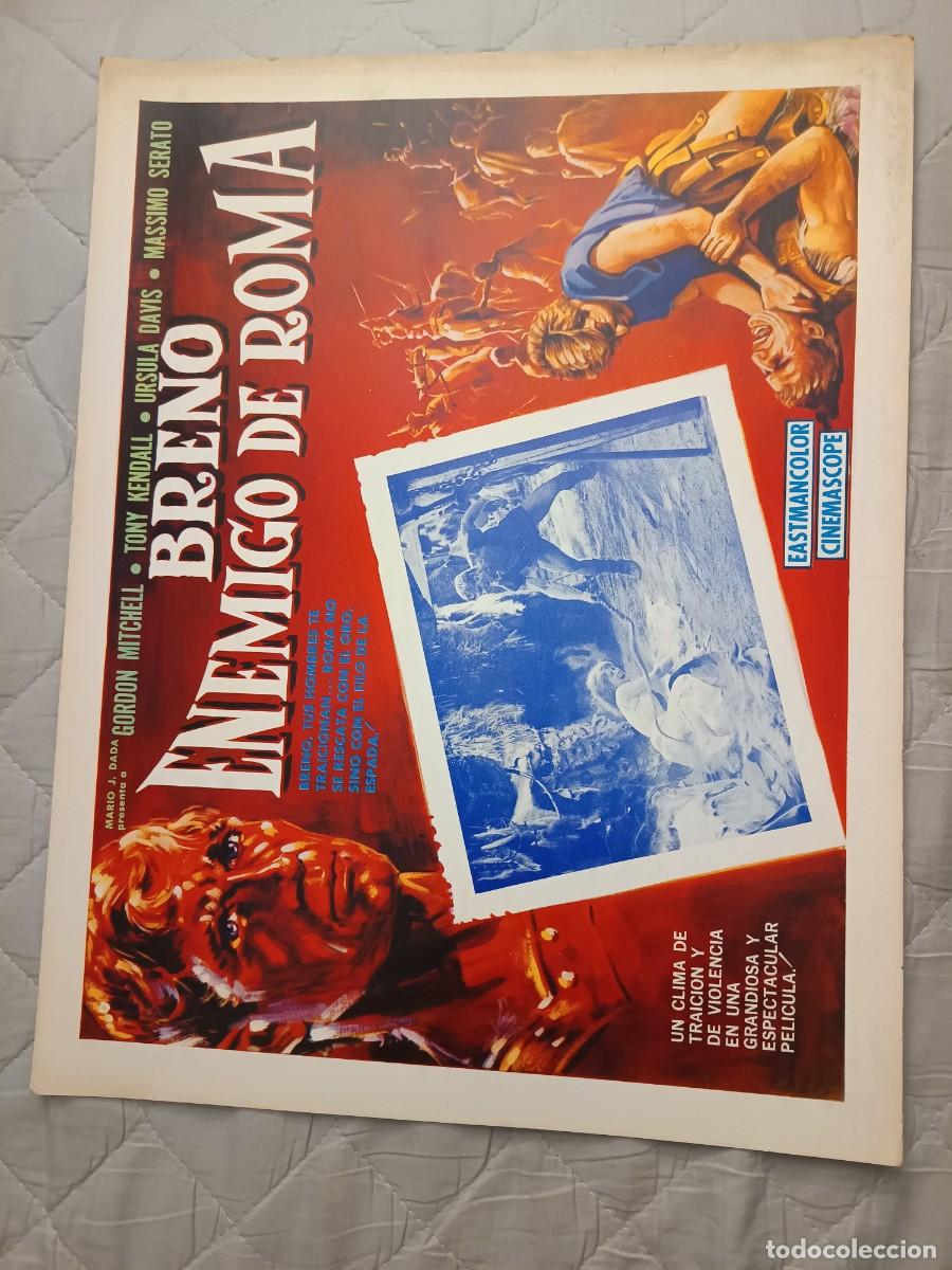 Kino: BRENO ENEMIGO DE ROMA GORDON MITCHELL LOBBY CARD ORIGINAL