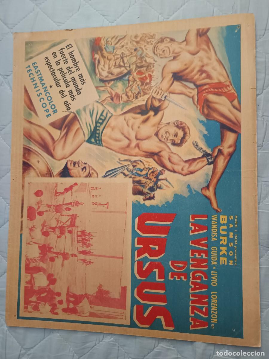 Kino: LA VENGANZA DE URSUS SAMSON BURKE LOBBY CARD ORIGINAL