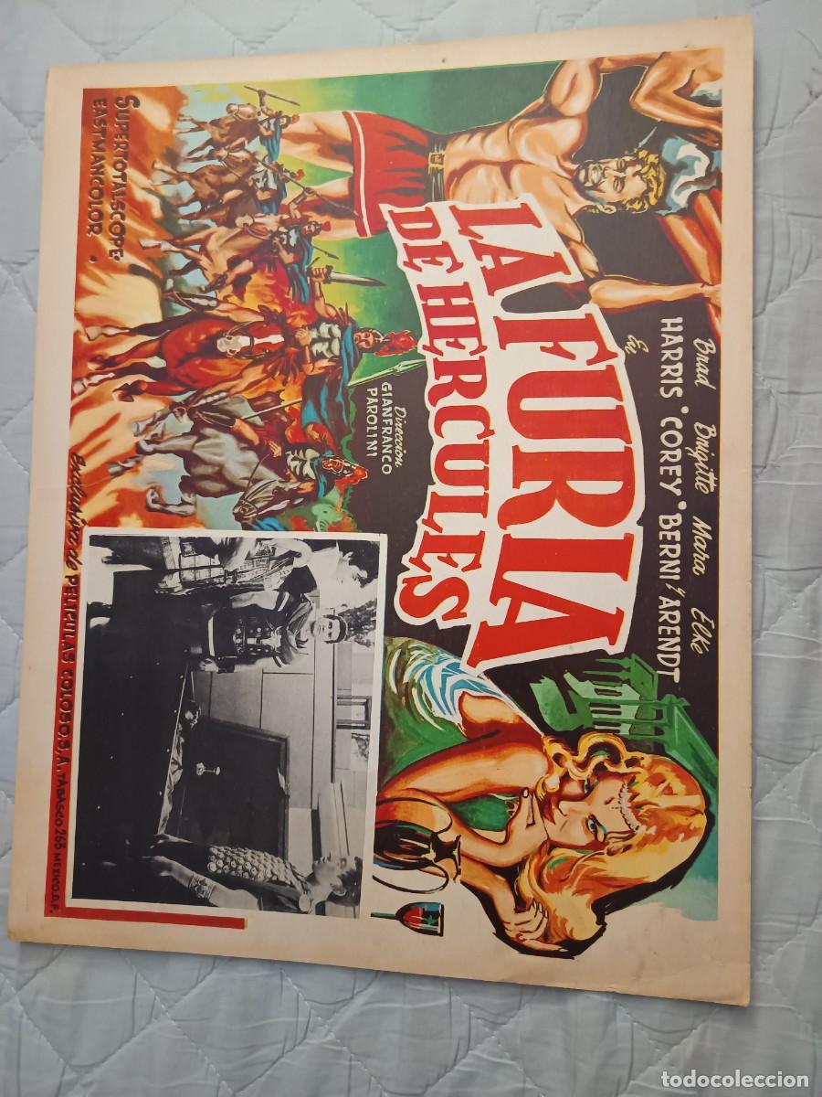 Kino: LA FURIA DE HERCULES BRAD HARRIS LOBBY CARD ORIGINAL