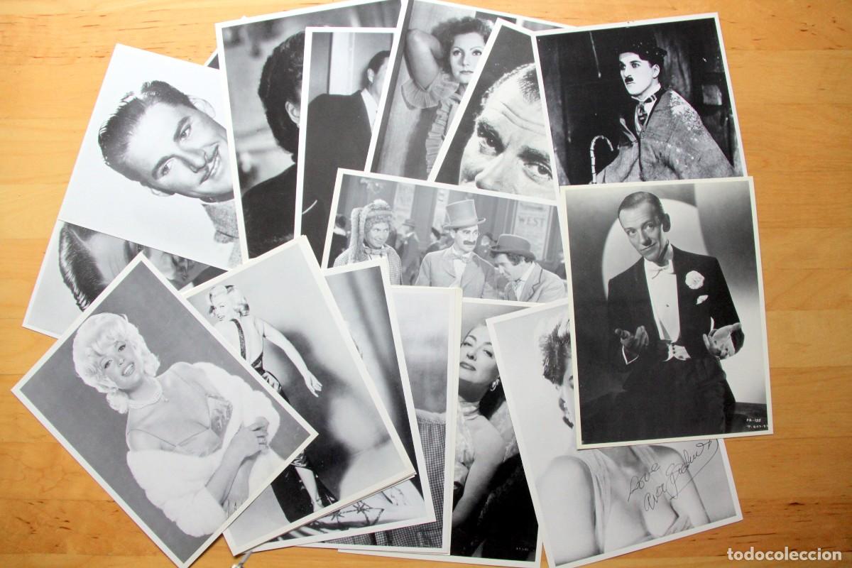 Cinema: 25 GRANDES MITOS DE HOLLYWOOD: LOTE 20 FOTOS - 25x 20 APROX