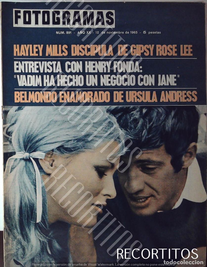 Kino: ursula andress jean paul belmondo RECORTE PORTADA