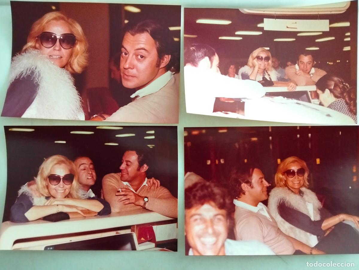 Cine: 4 FOTOGRAFIAS, ANALIA GADE CON SU PAREJA, MEDIDAS 18 X 13 CM